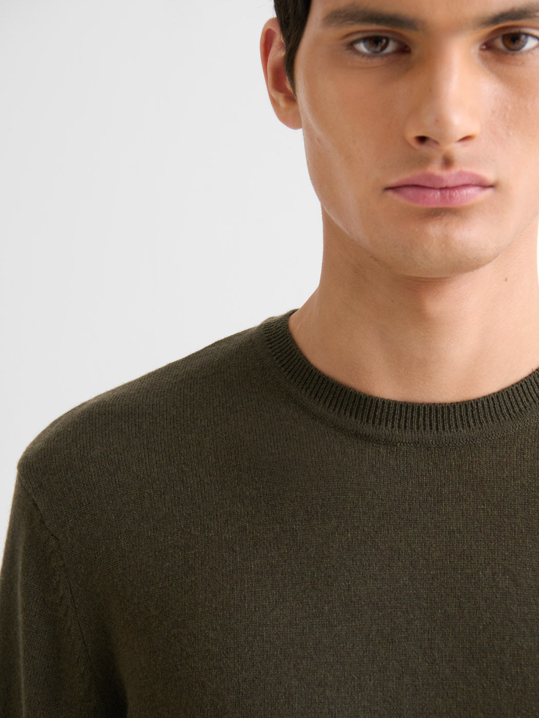 Pull col rond en laine et cachemire - DEVRED 1902