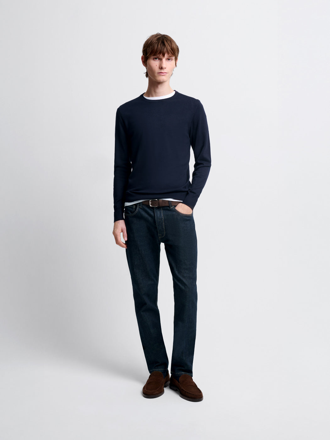 Pull col rond en viscose certifiée - DEVRED 1902