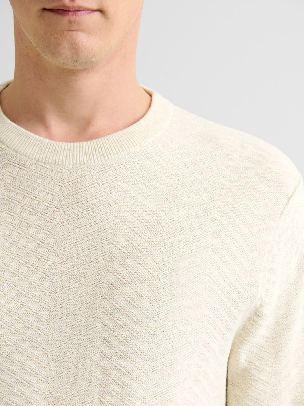 Pull col rond en coton cachemire - DEVRED 1902