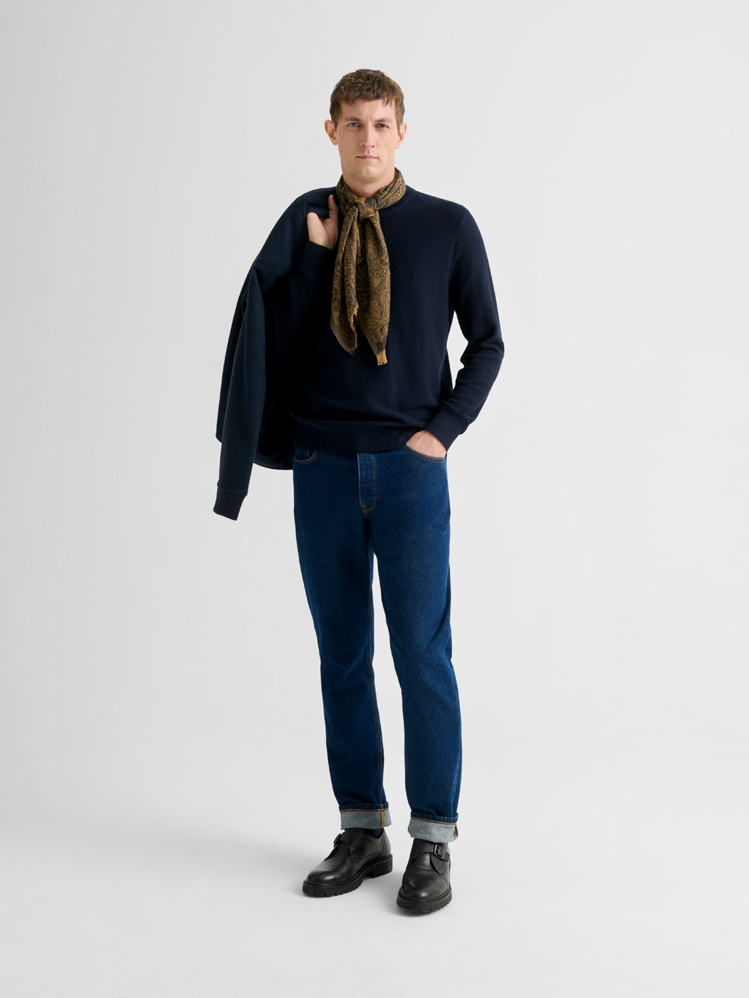 Pull col rond en coton cachemire - DEVRED 1902