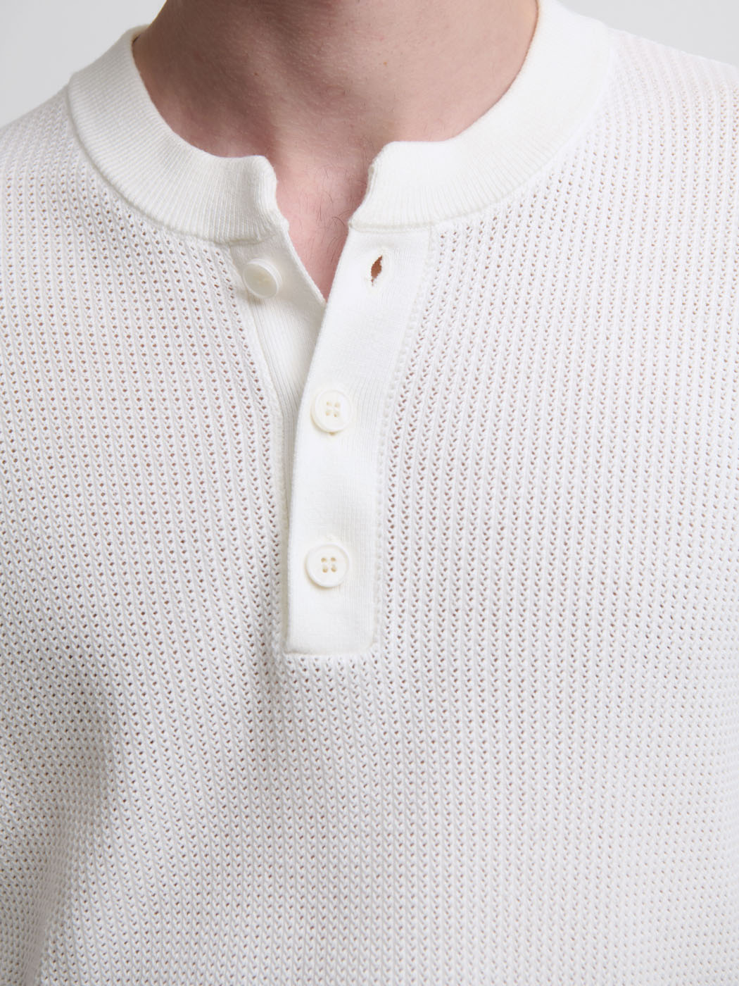 Pull col tunisien en coton bio - DEVRED 1902