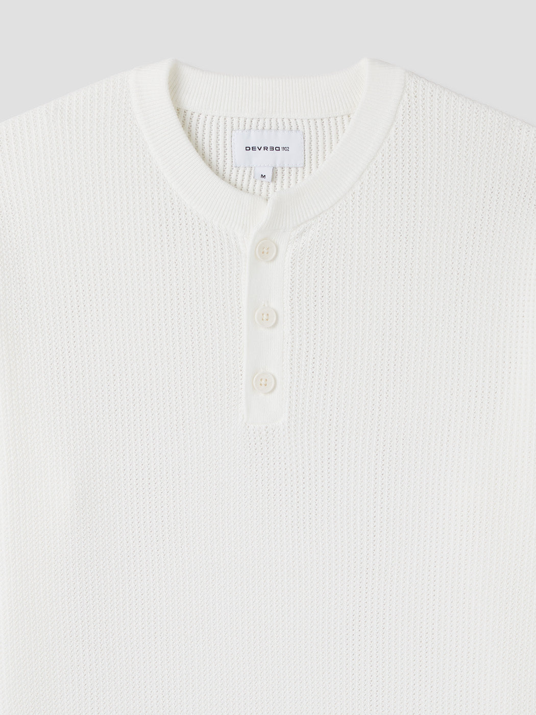Pull col tunisien en coton bio - DEVRED 1902