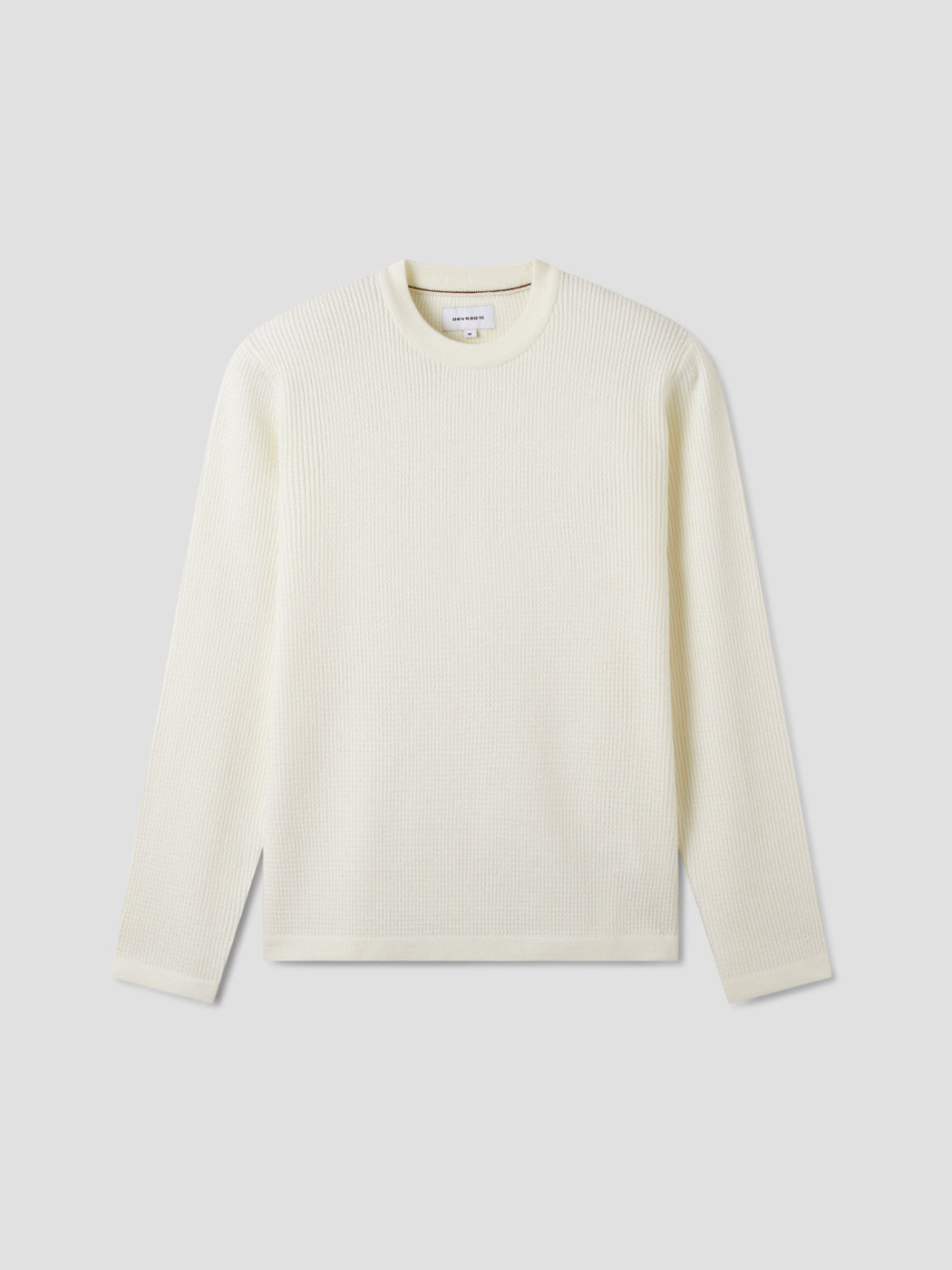 Pull col rond en maille torsadée - DEVRED 1902