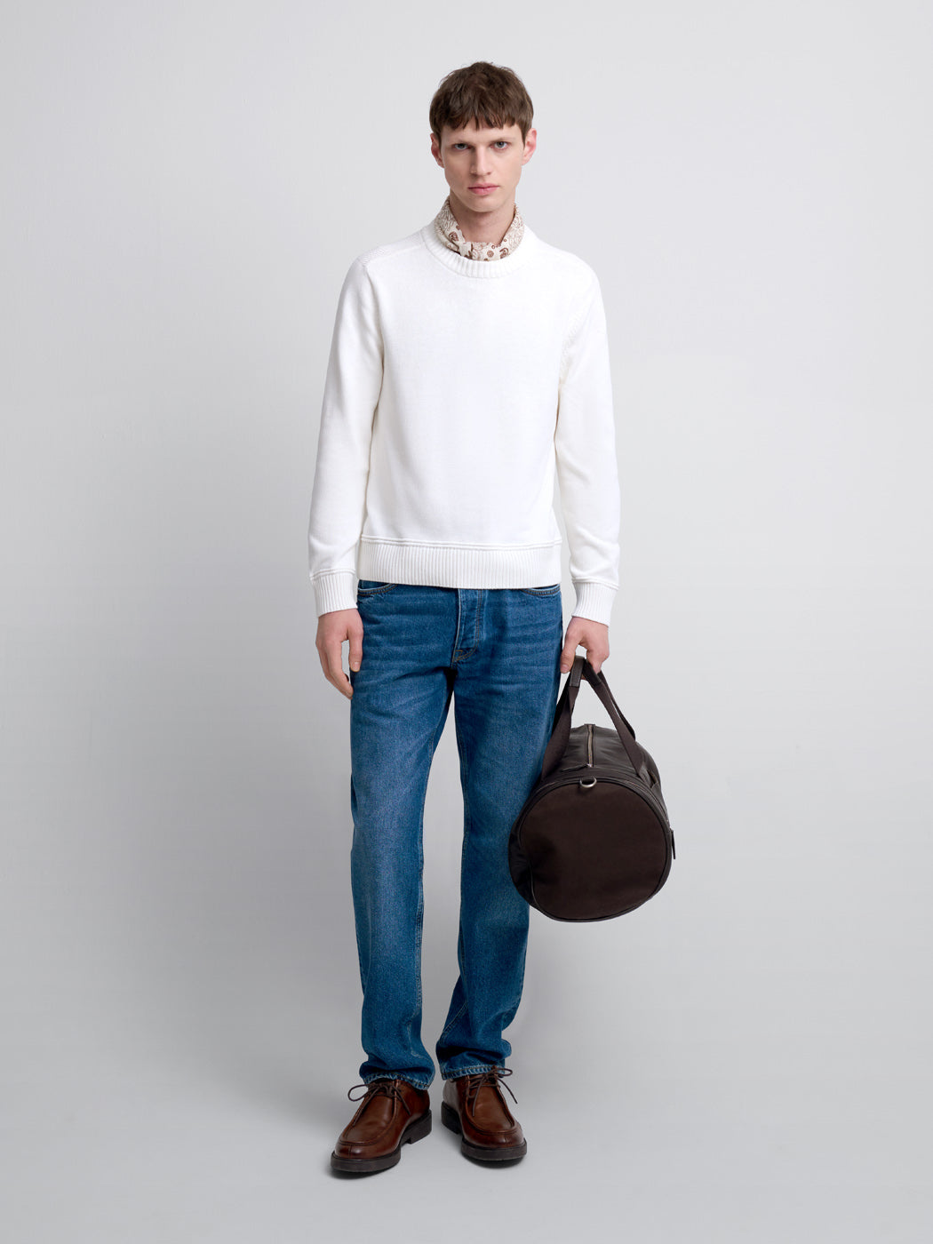 Pull col rond en coton bio - DEVRED 1902