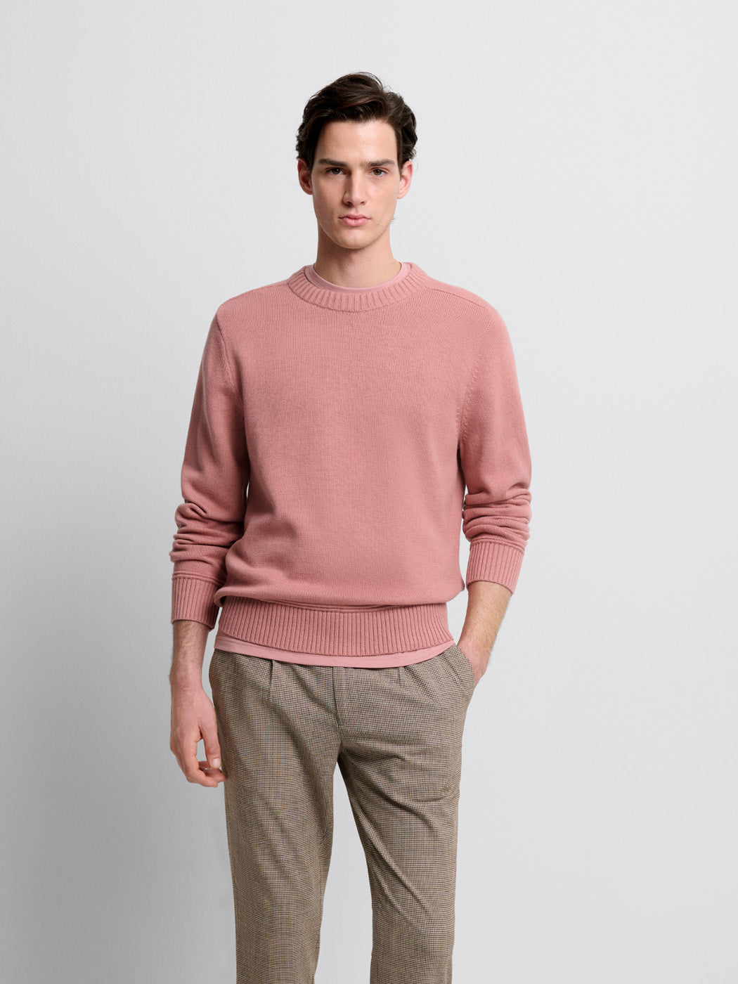 Pull col rond en coton bio - DEVRED 1902