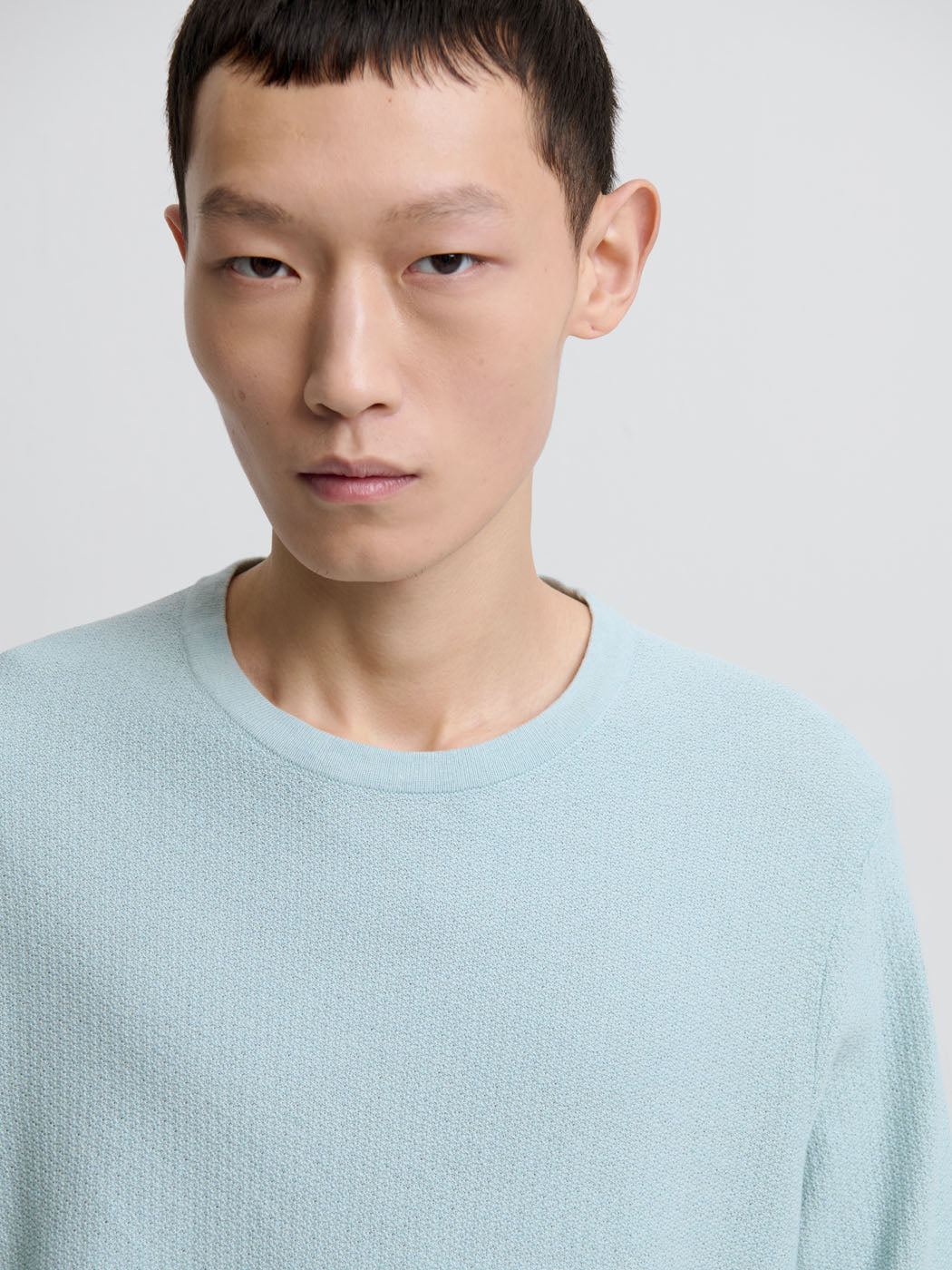 Pull col rond en coton bio - DEVRED 1902