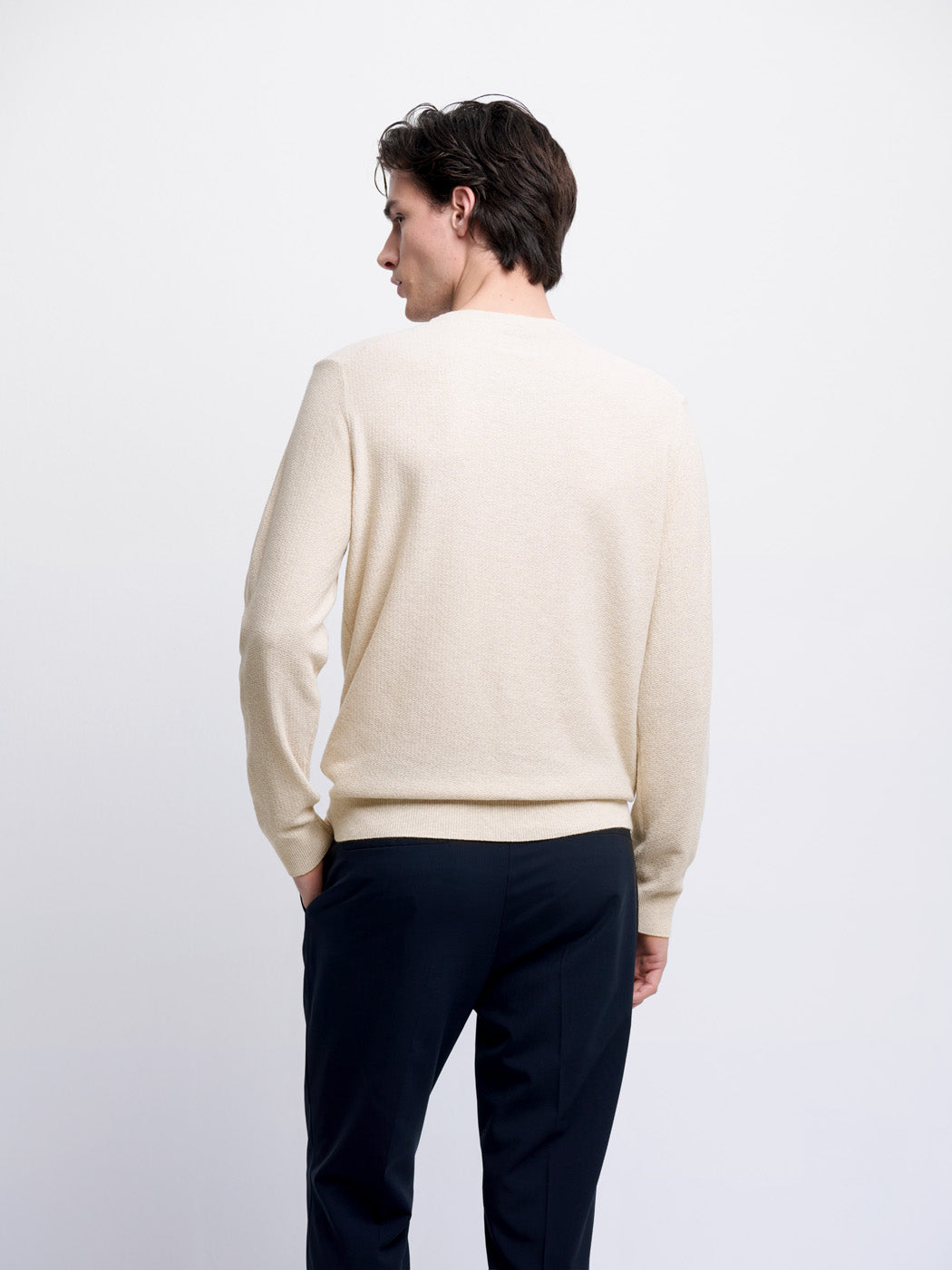 Pull col rond en coton bio - DEVRED 1902