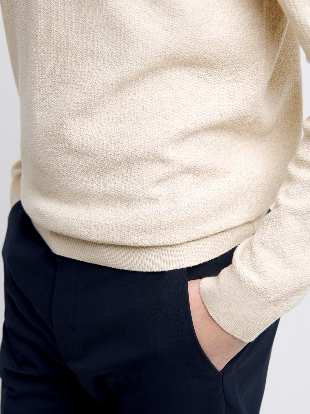 Pull col rond en coton bio - DEVRED 1902