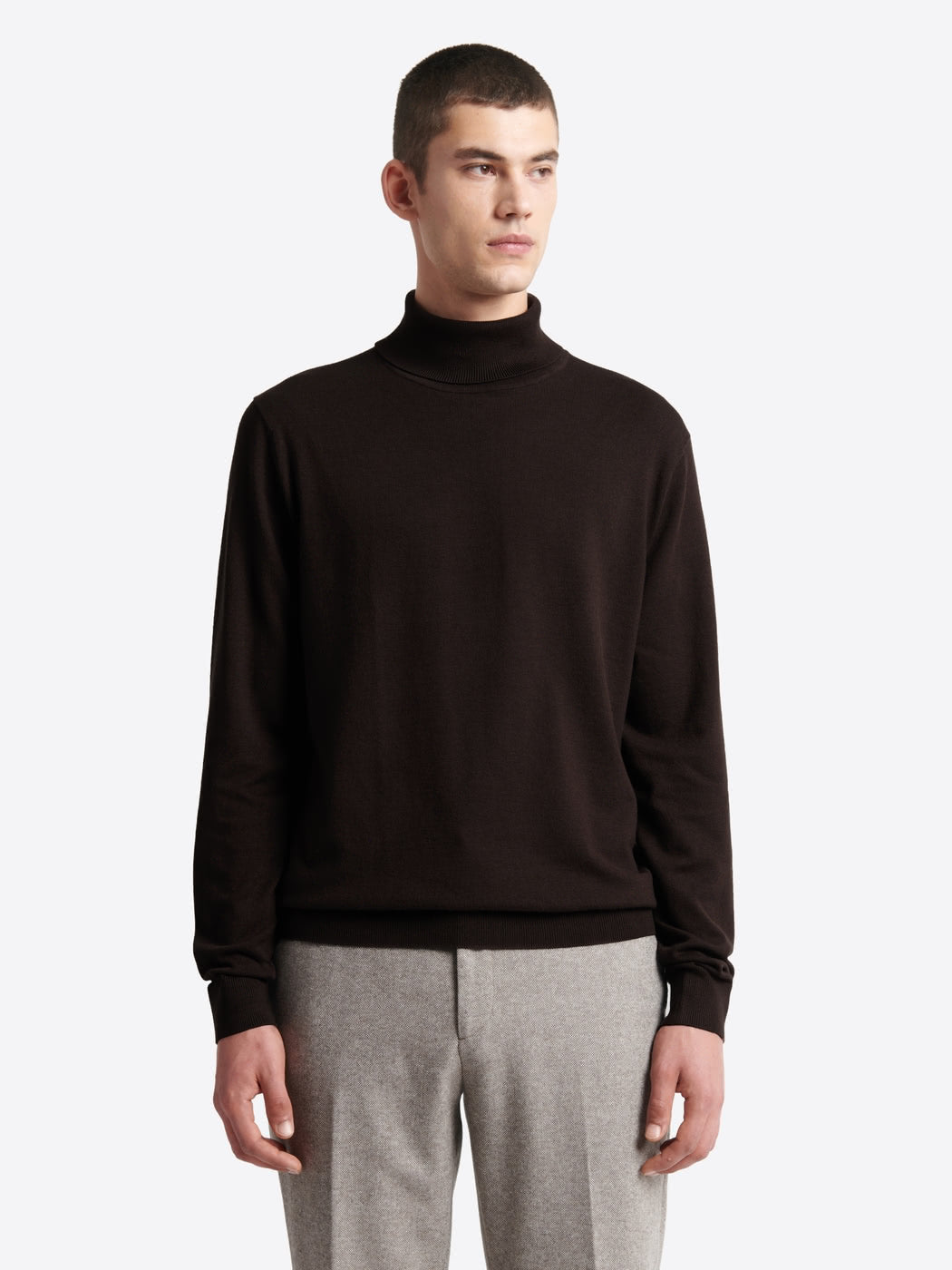 Pull à col roulé en viscose certifiée - DEVRED 1902