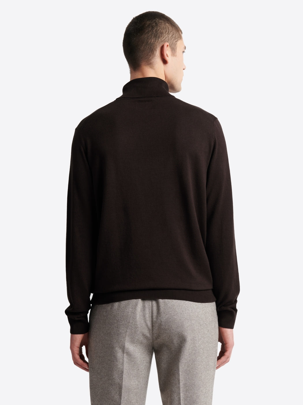 Pull à col roulé en viscose certifiée - DEVRED 1902