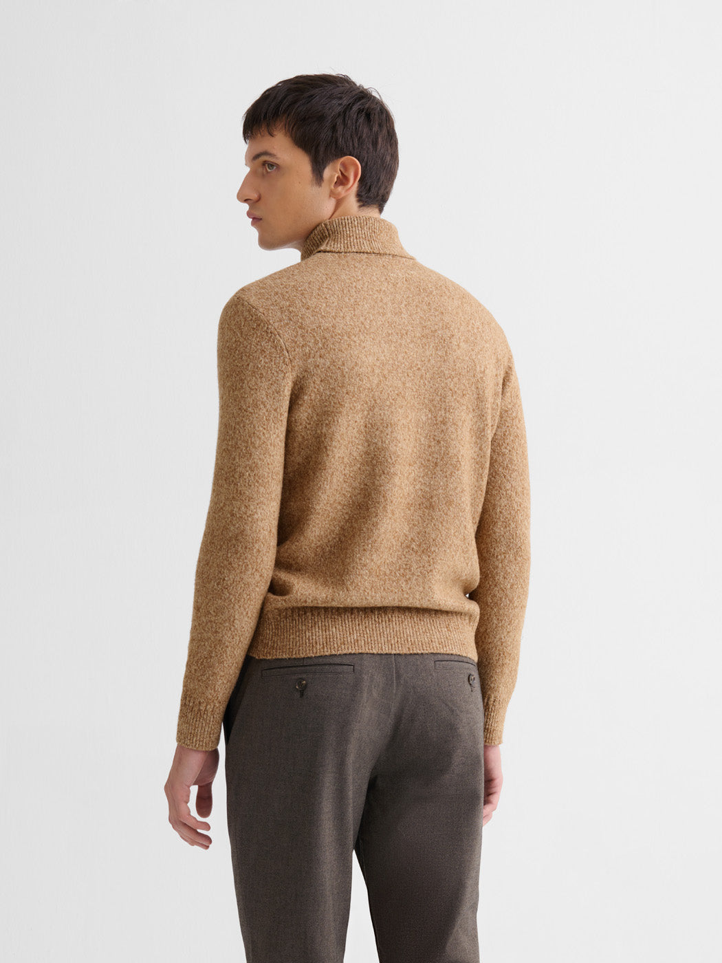 Pull col roulé jersey chiné - DEVRED 1902