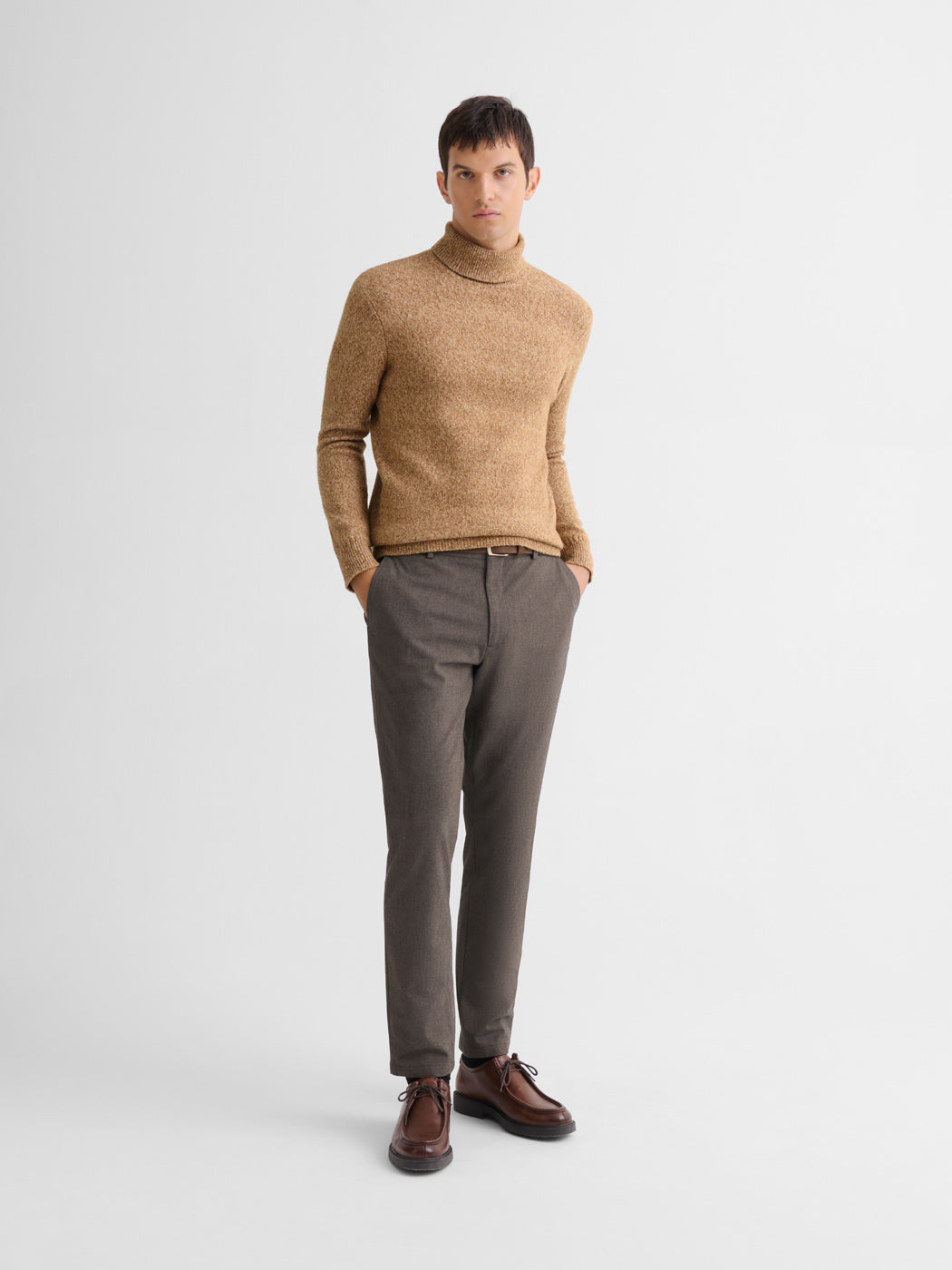 Pull col roulé jersey chiné - DEVRED 1902