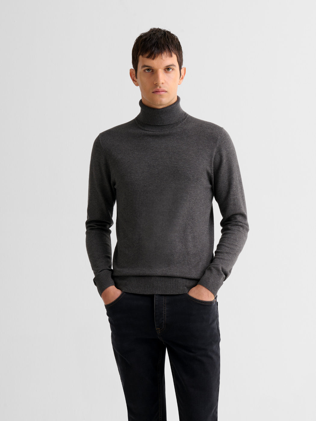 Pull col roulé en jersey - DEVRED 1902