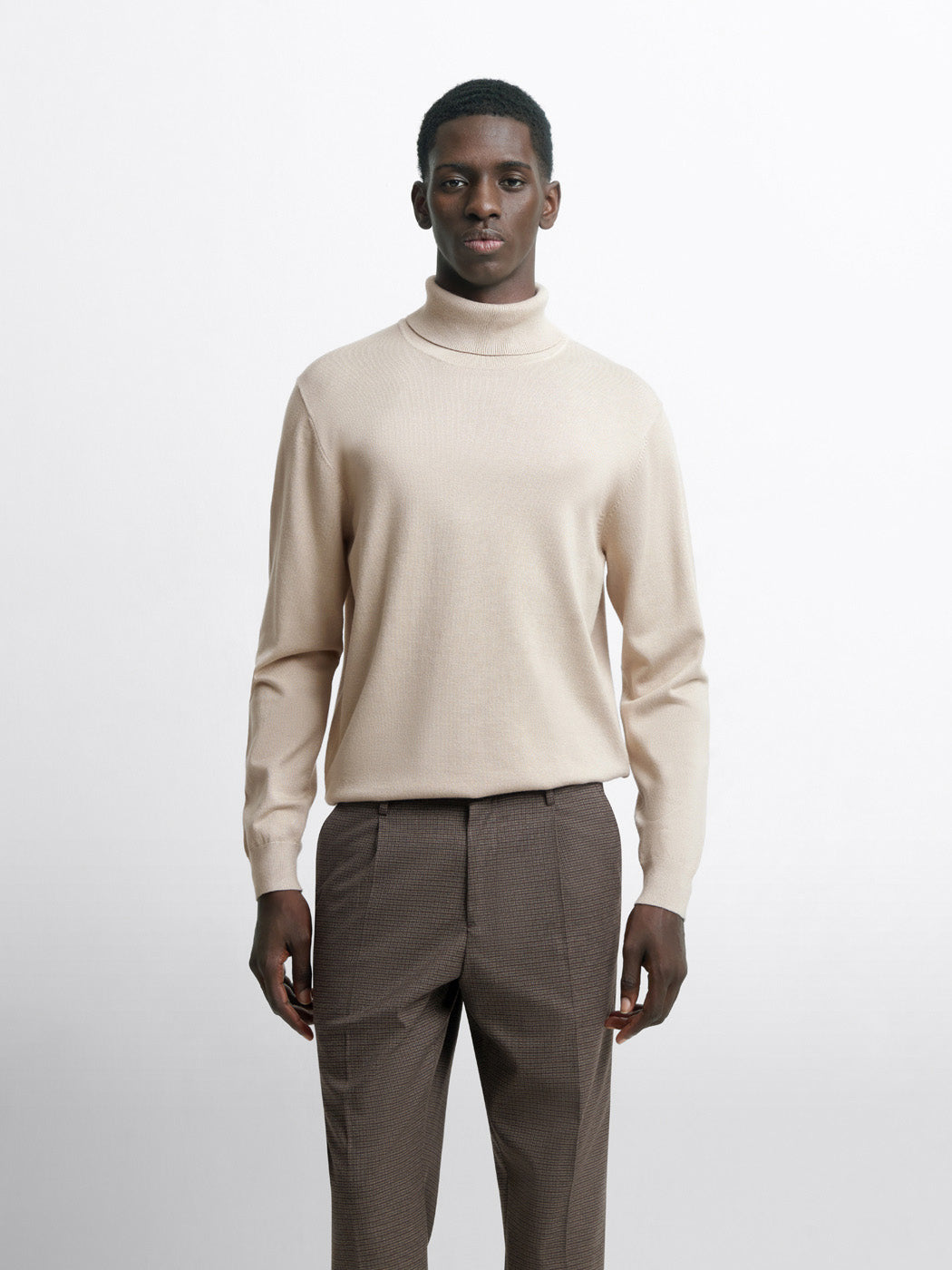 Pull col roulé en jersey - DEVRED 1902