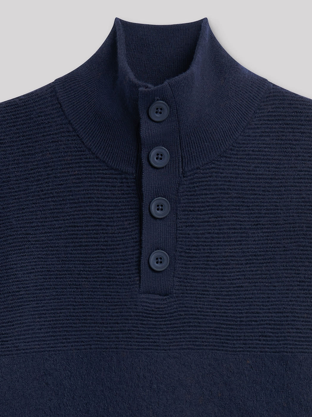Pull col cheminée montant boutonné - DEVRED 1902