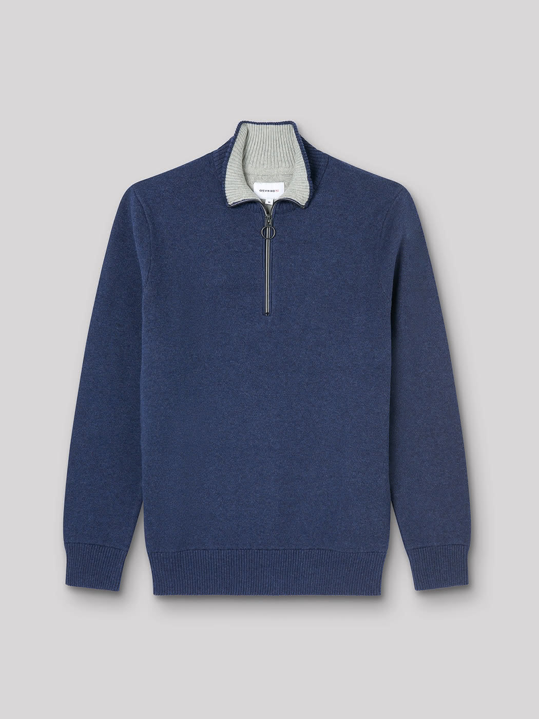 Pull col montant zippé coton cachemire - DEVRED 1902