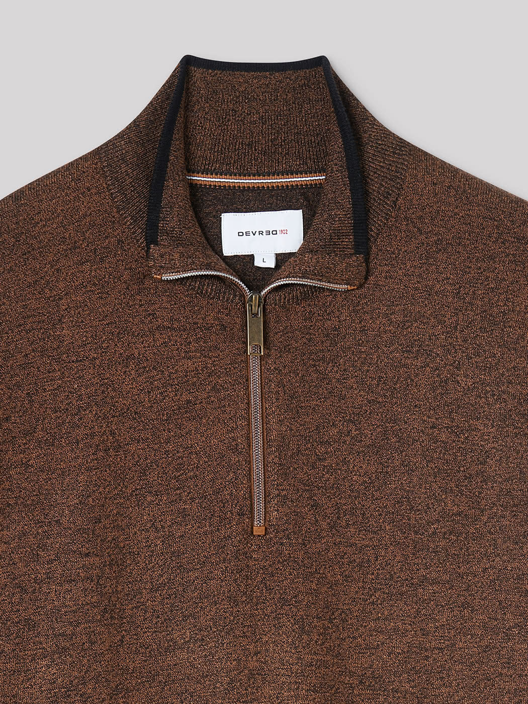 Pull col cheminée zippé - DEVRED 1902