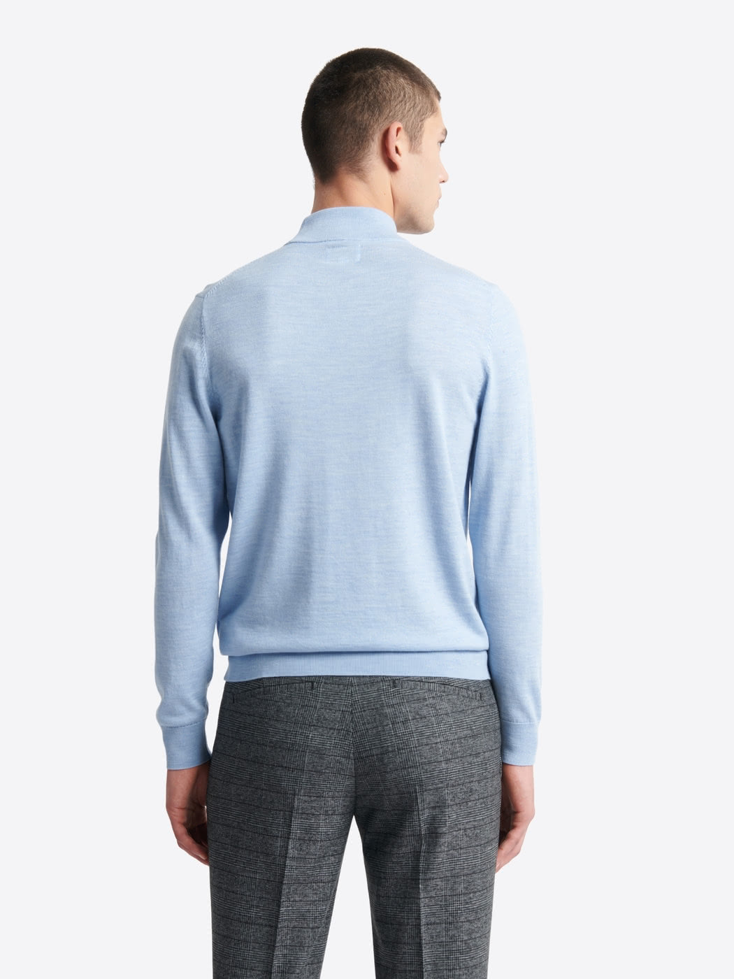 Pull à col cheminée 100% laine mérinos - DEVRED 1902