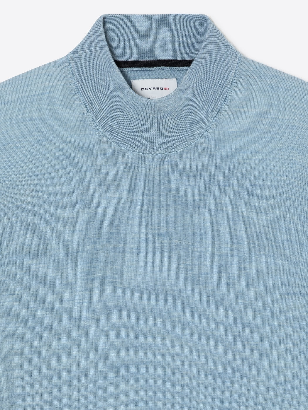 Pull à col cheminée 100% laine mérinos - DEVRED 1902