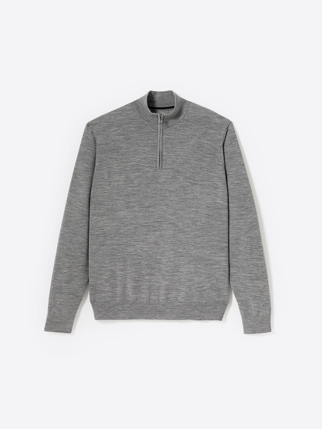 Pull col cheminée zip 100% laine mérinos - DEVRED 1902