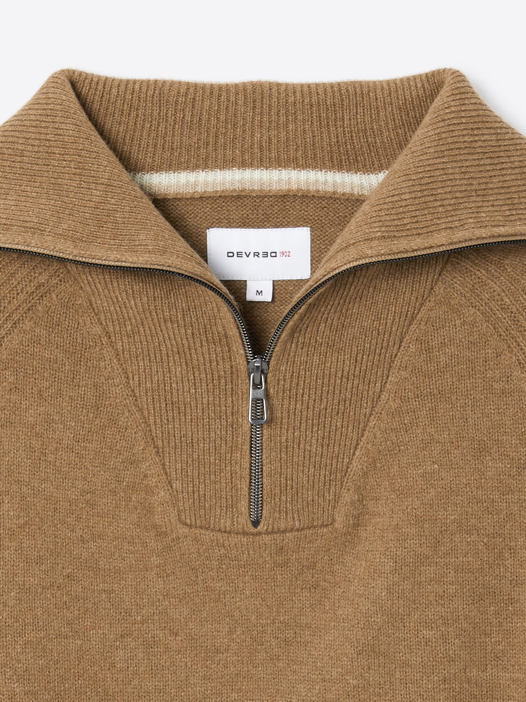 Pull col cheminée en laine lambswool - DEVRED 1902
