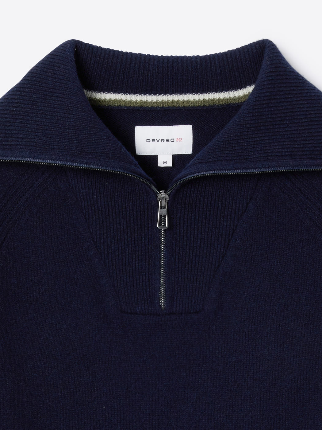 Pull col cheminée en laine lambswool - DEVRED 1902