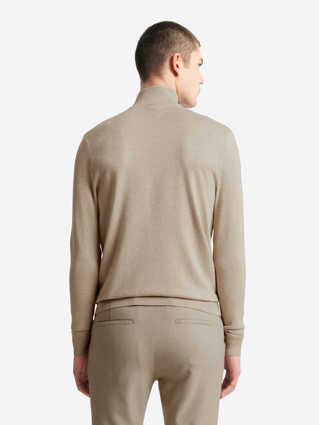 Pull à col cheminée en viscose certifiée - DEVRED 1902