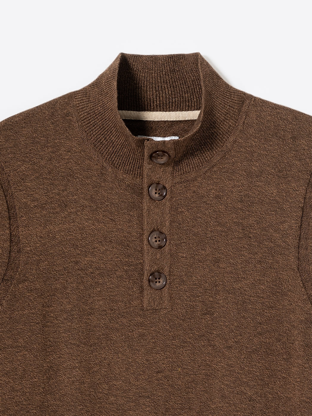 Pull à col cheminée en coton mélangé - DEVRED 1902
