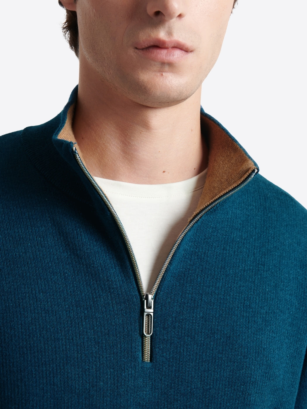 Pull col montant en coton cachemire - DEVRED 1902
