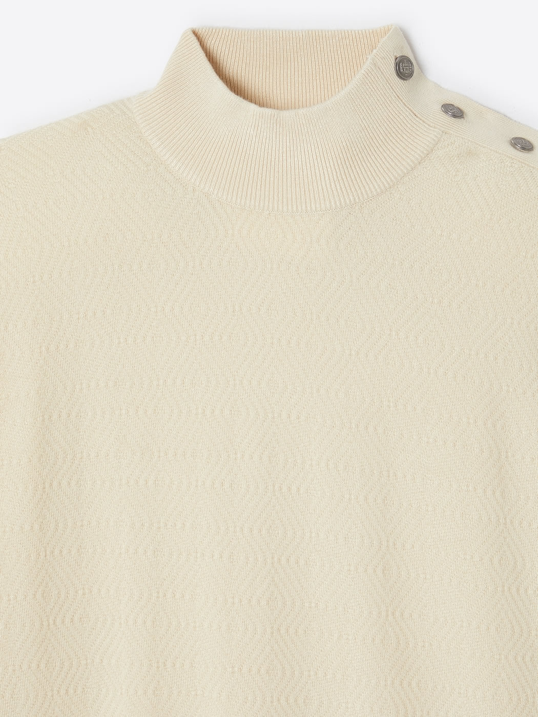 Pull col cheminée épaule boutonnée - DEVRED 1902