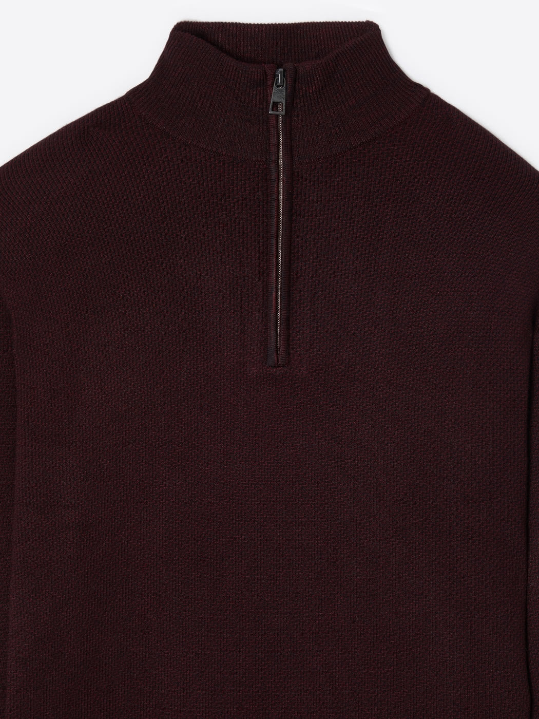 Pull col montant chiné en viscose - DEVRED 1902
