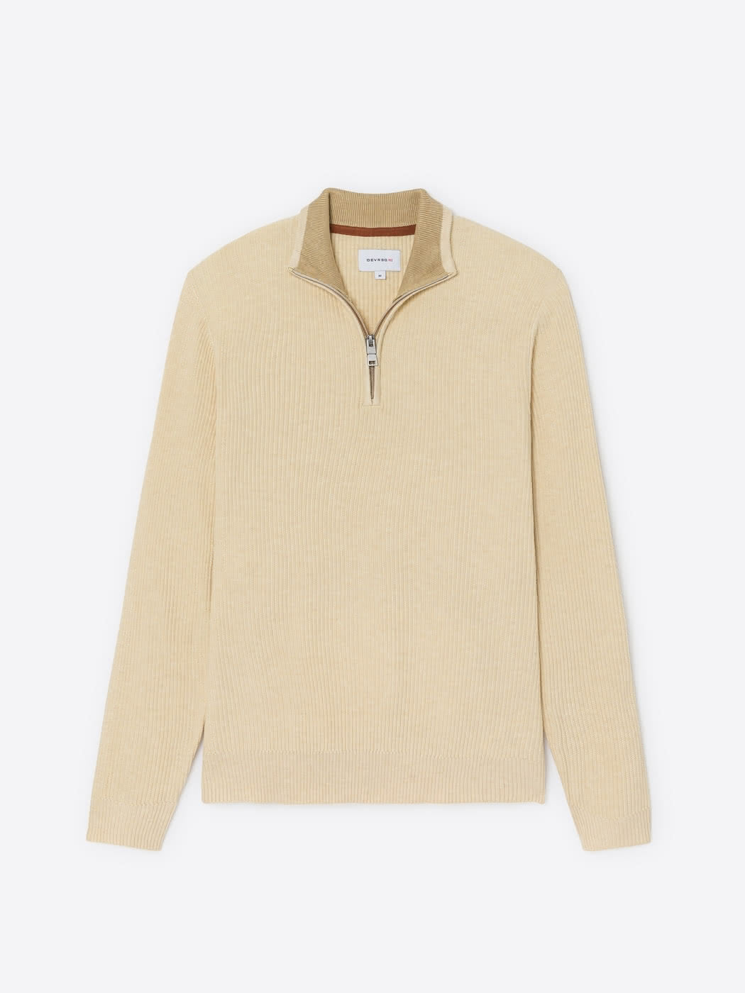 Pull col cheminée zip viscose certifiée - DEVRED 1902