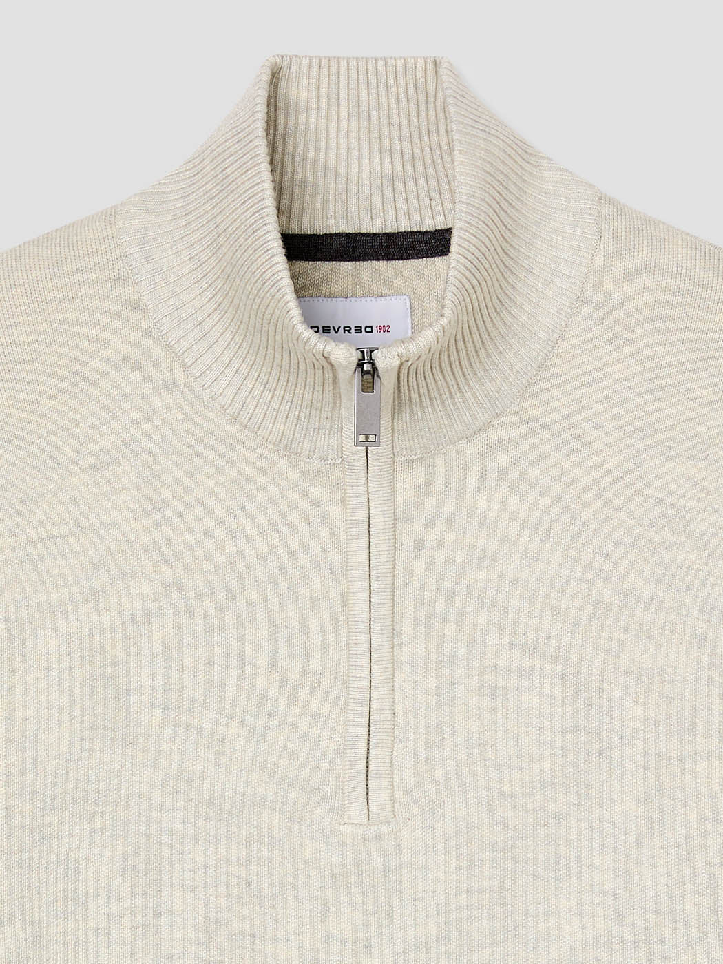 Pull col cheminée zippé - DEVRED 1902