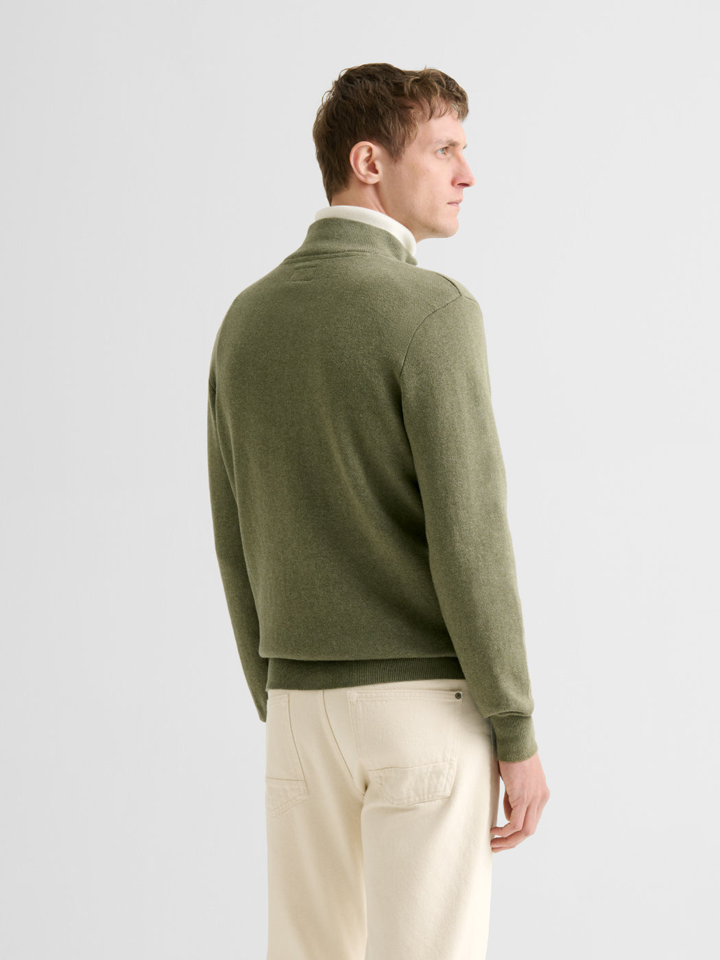 Pull zippé en coton cachemire - DEVRED 1902
