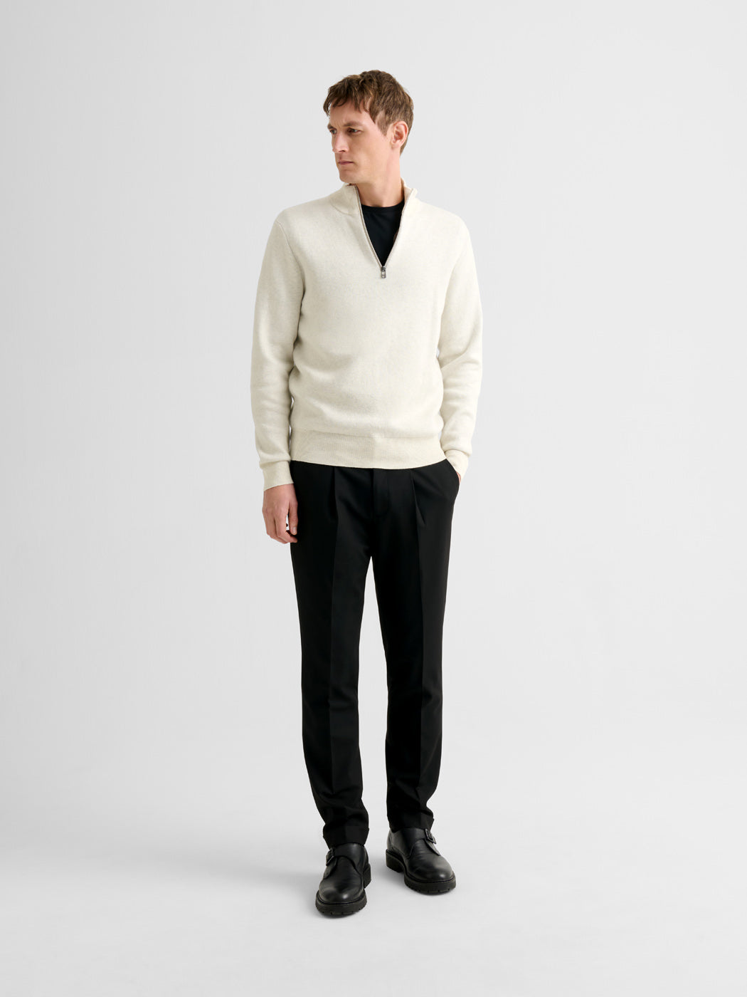 Pull zippé en coton cachemire - DEVRED 1902