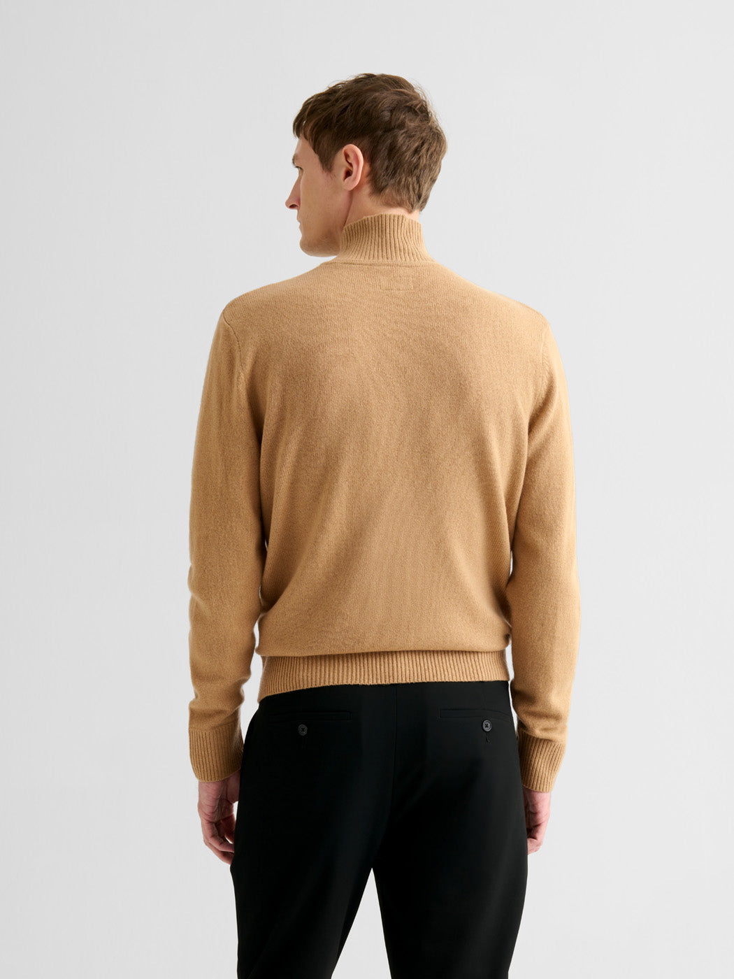 Pull col montant en laine et cachemire - DEVRED 1902