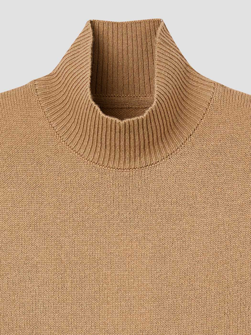 Pull col montant en laine et cachemire - DEVRED 1902