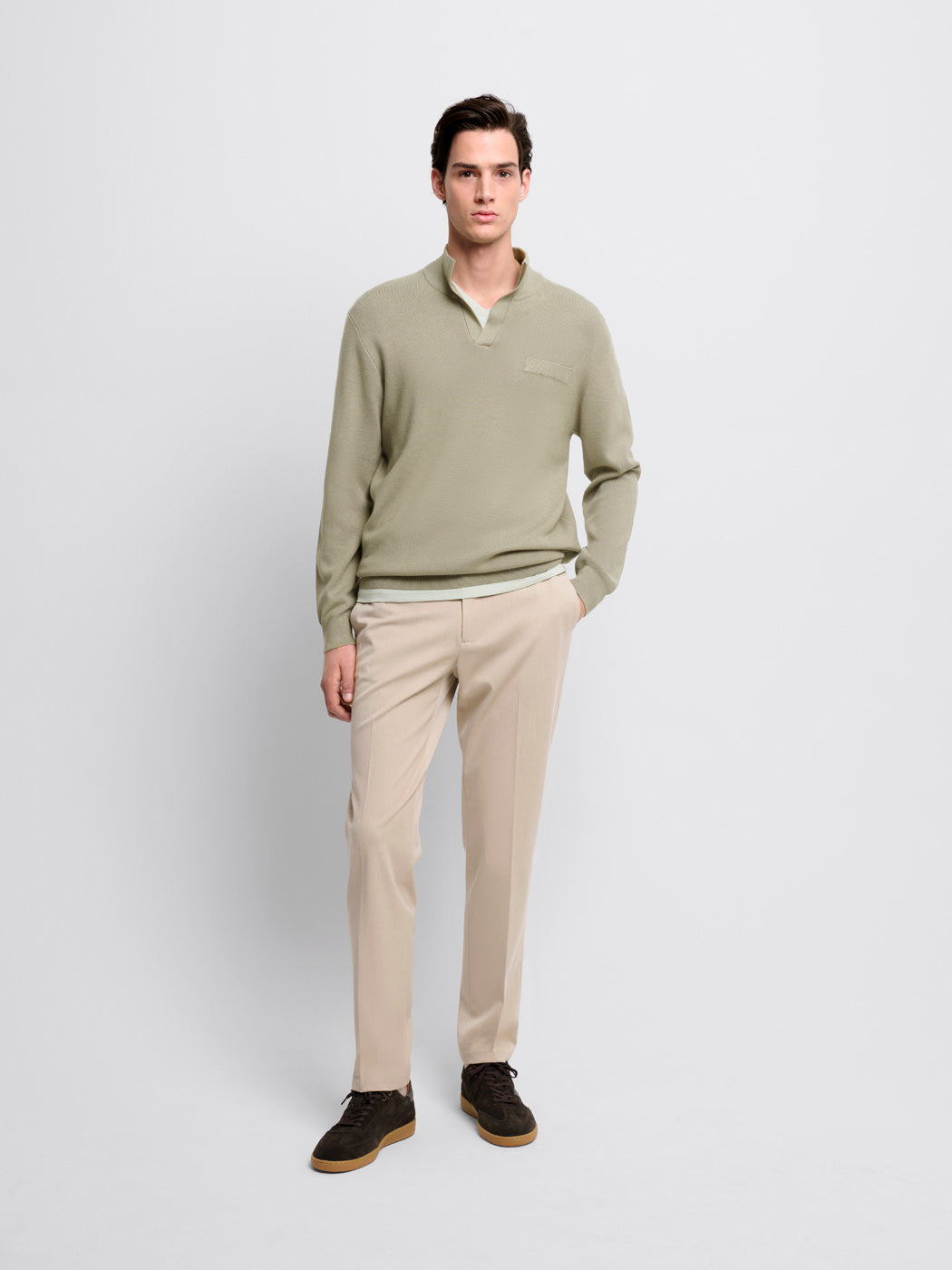 Pull col montant viscose certifiée - DEVRED 1902