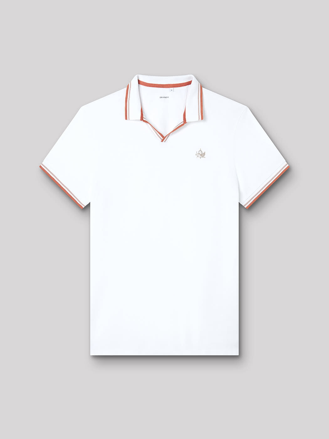 Polo à manches courtes en coton bicolore - DEVRED 1902