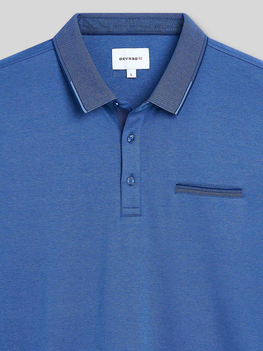 Polo manches courtes en coton - DEVRED 1902