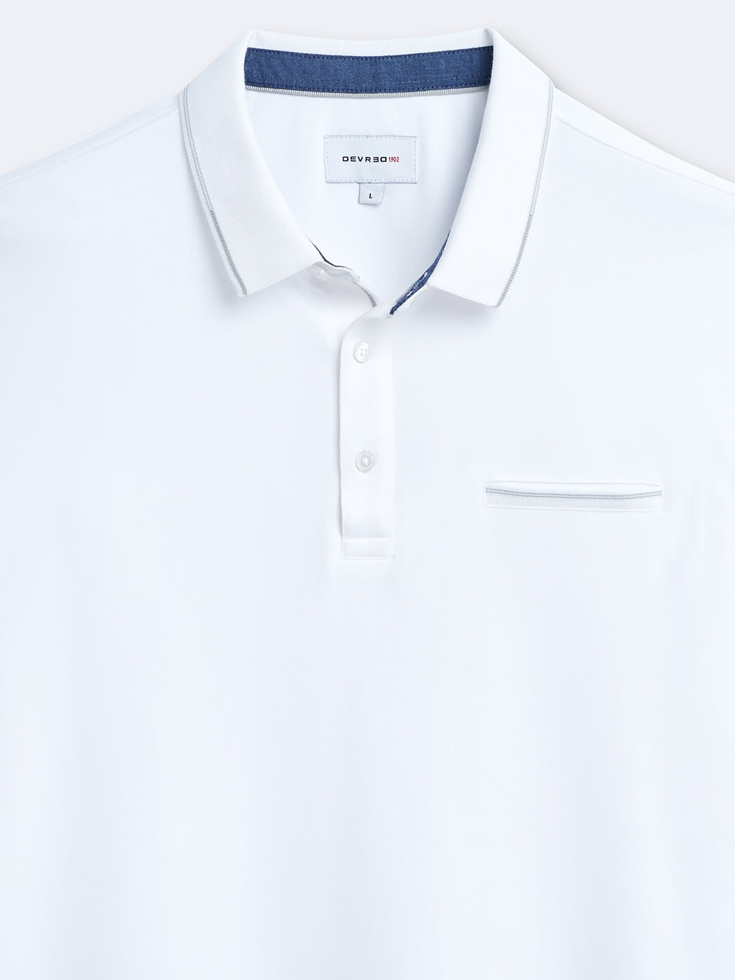 Polo manches courtes en coton - DEVRED 1902