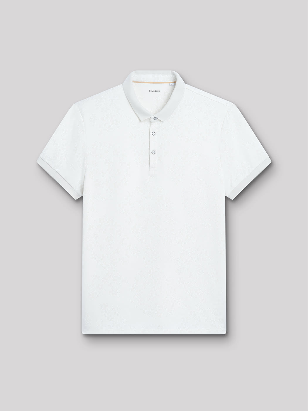 Polo manches courtes en coton à motif - DEVRED 1902