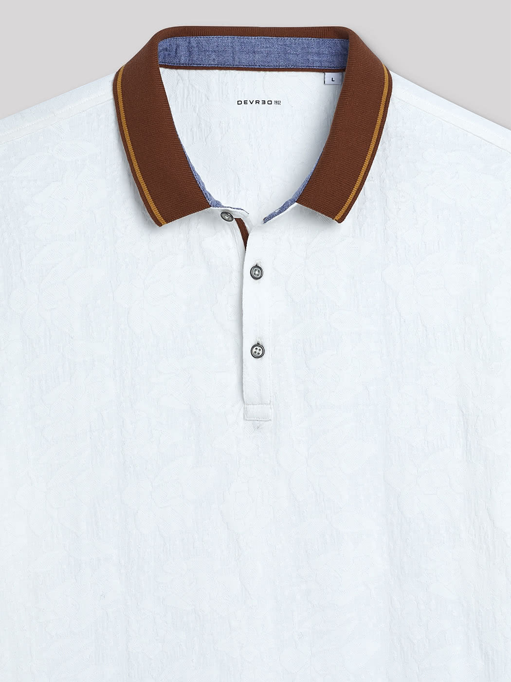 Polo manches courtes en coton - DEVRED 1902
