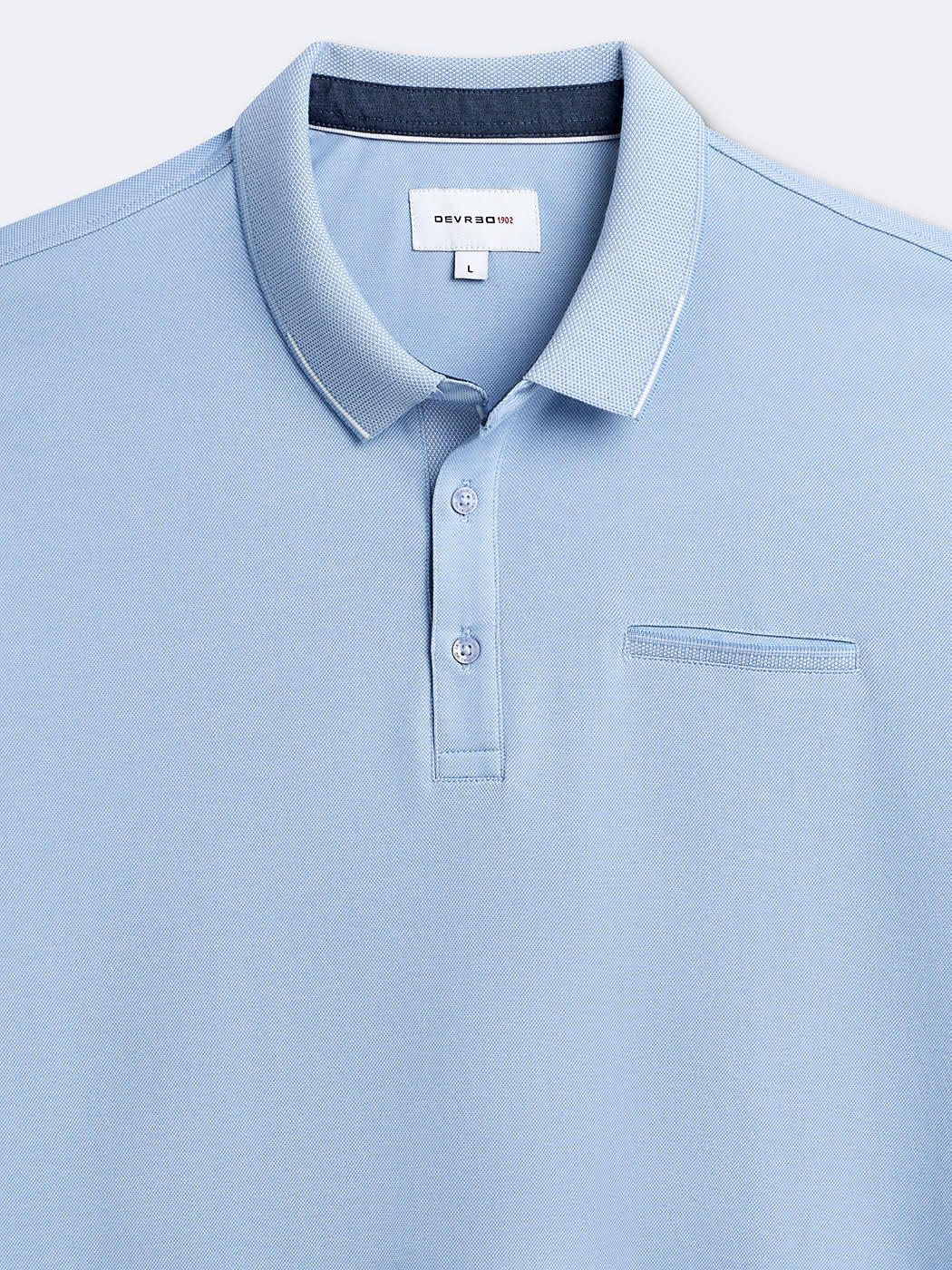 Polo manches courtes en coton - DEVRED 1902