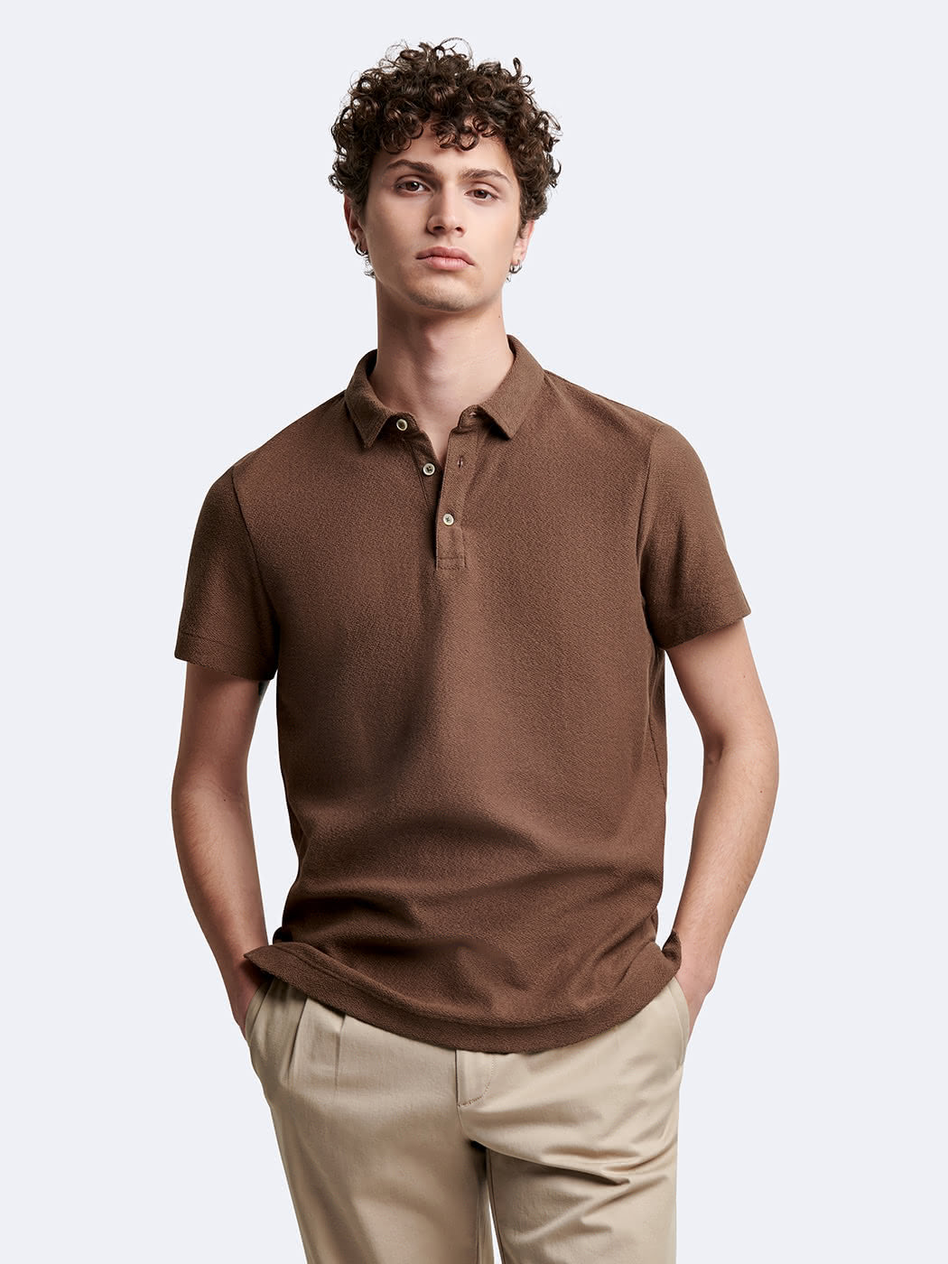 Polo manches courtes en coton - DEVRED 1902