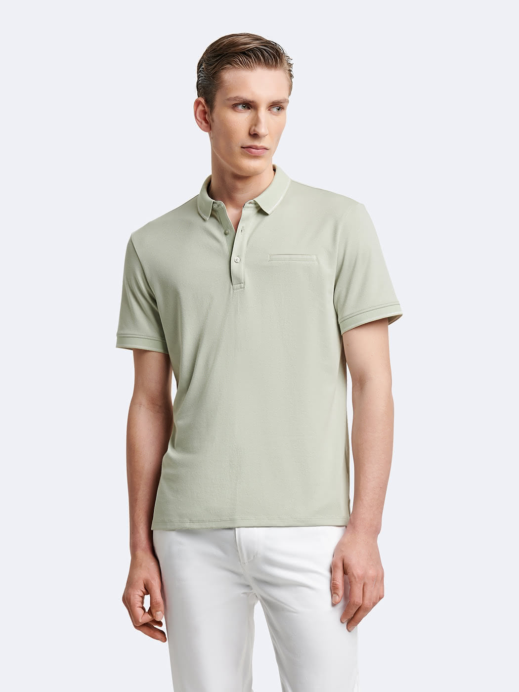 Polo manches courtes en coton - DEVRED 1902
