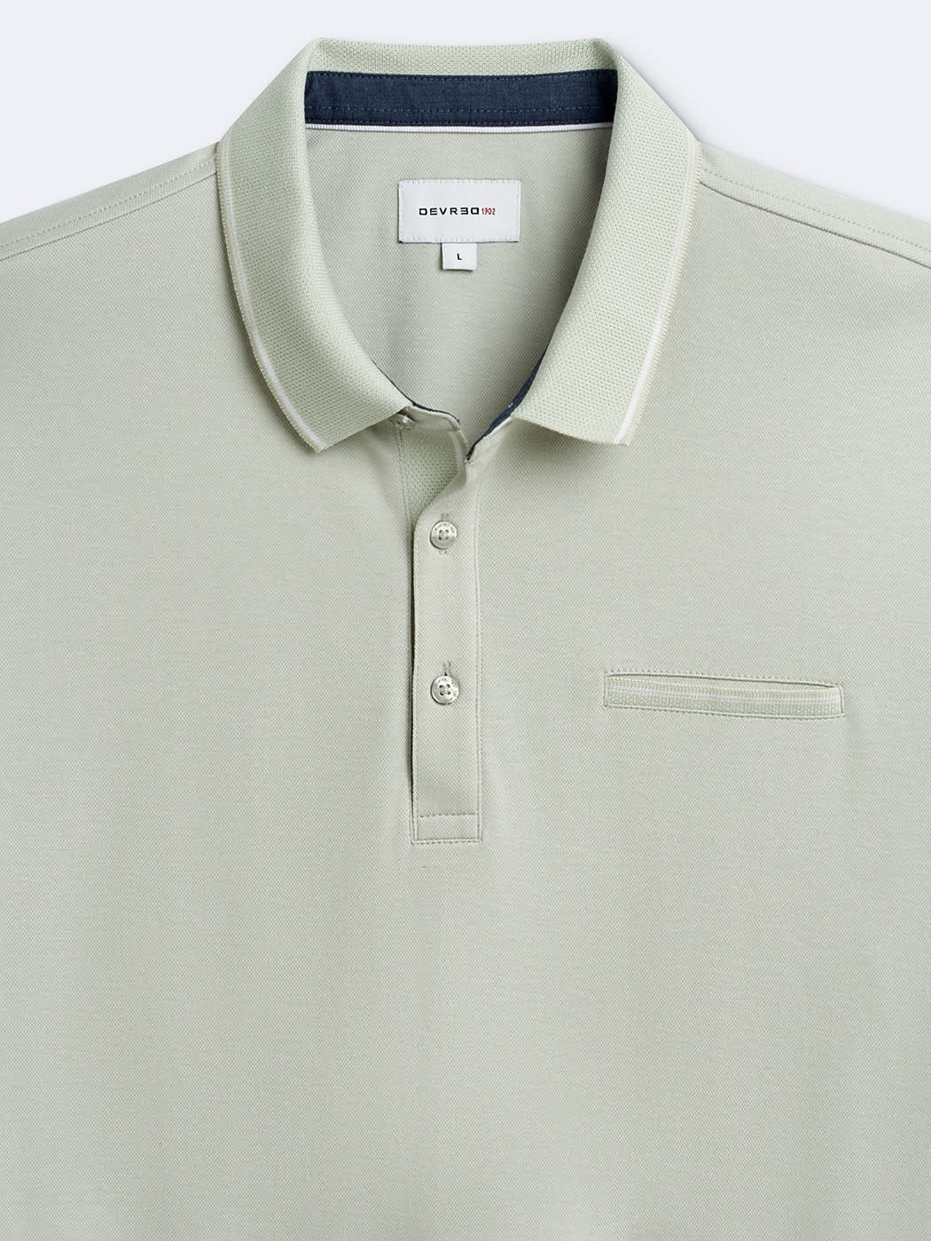 Polo manches courtes en coton - DEVRED 1902