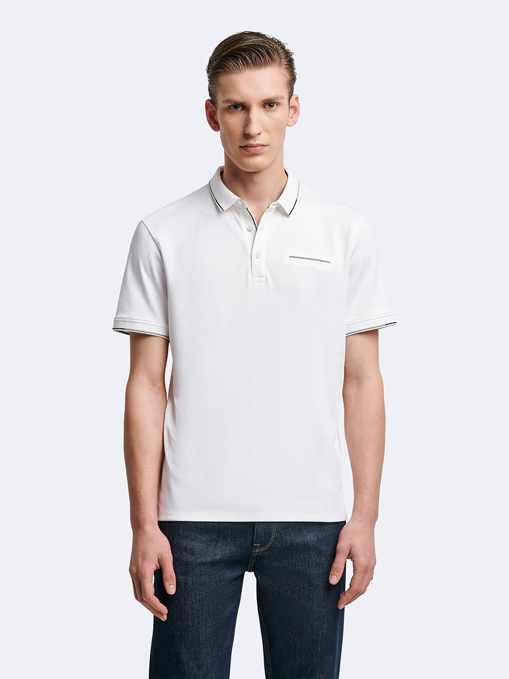 Polo manches courtes en coton - DEVRED 1902