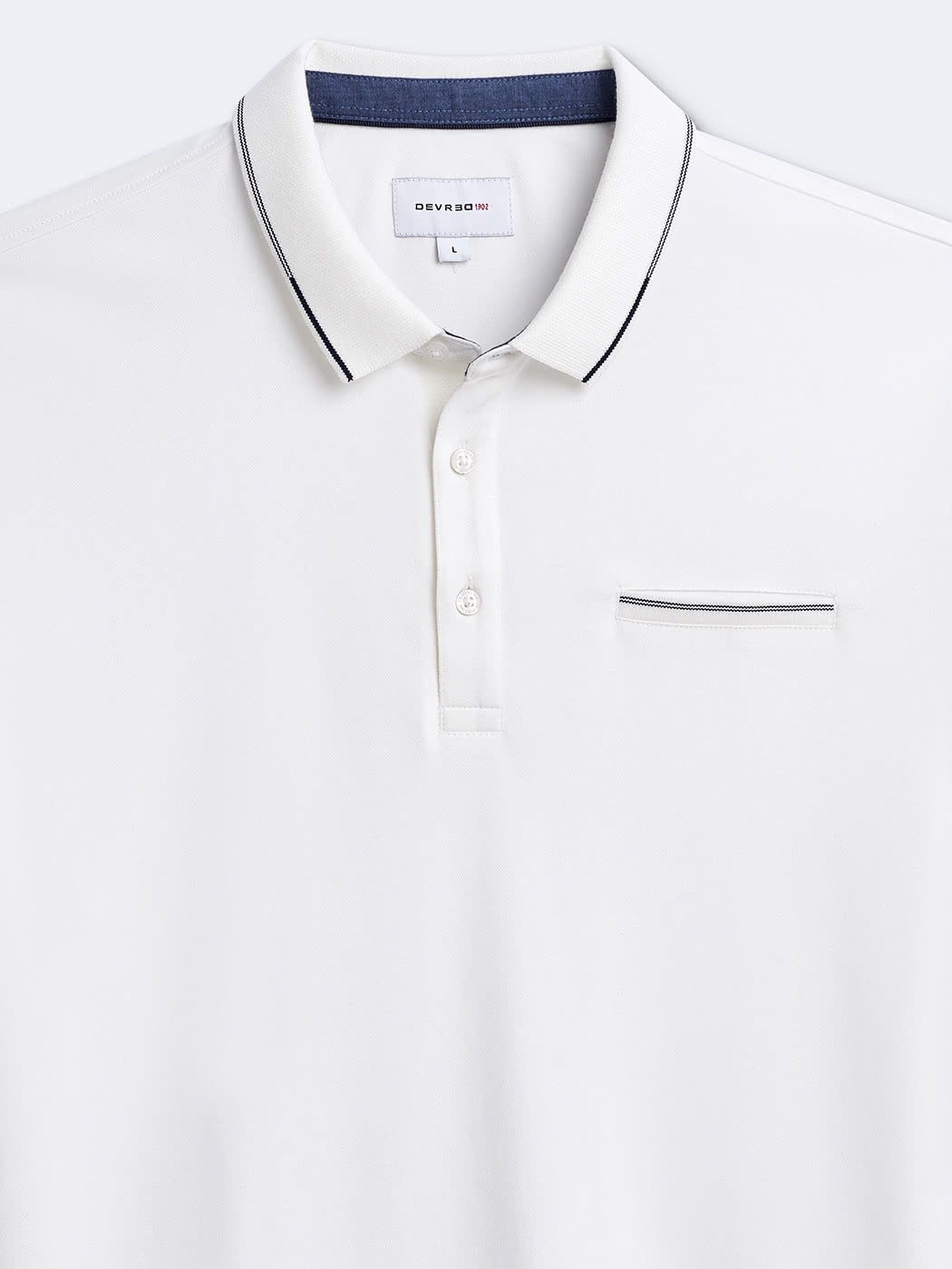 Polo manches courtes en coton - DEVRED 1902