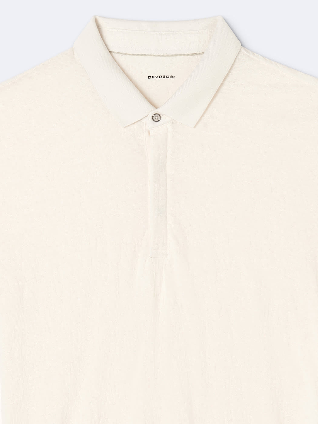 Polo manches courtes en coton à motif - DEVRED 1902
